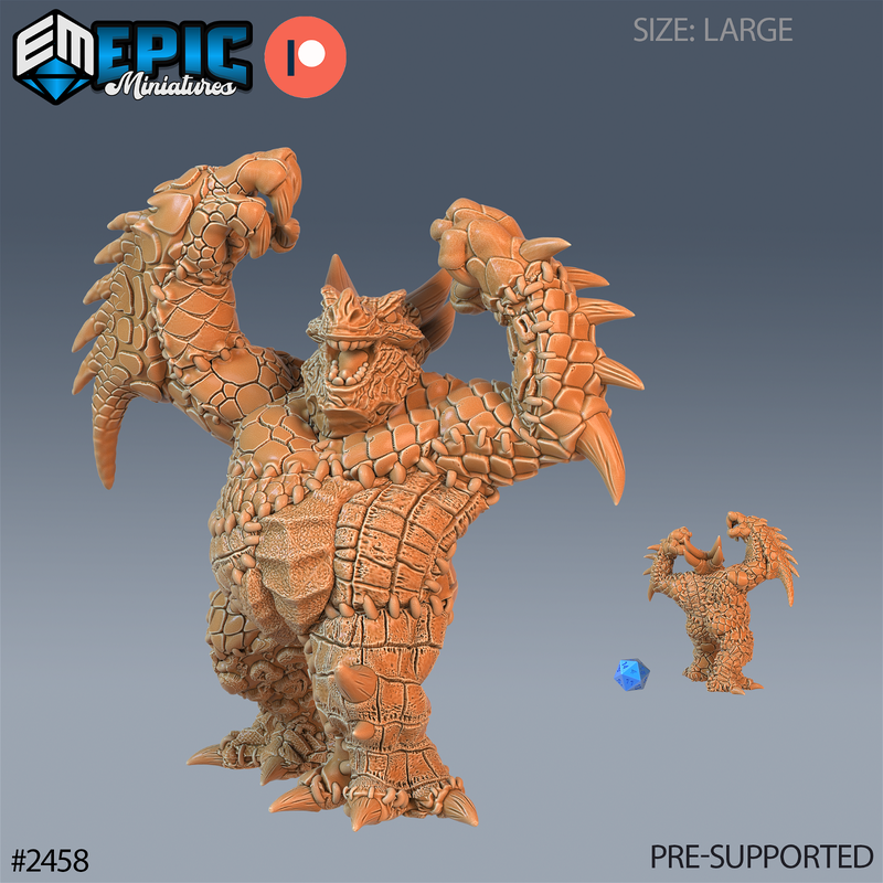 Skin Stitch Dragon 3D-printed model