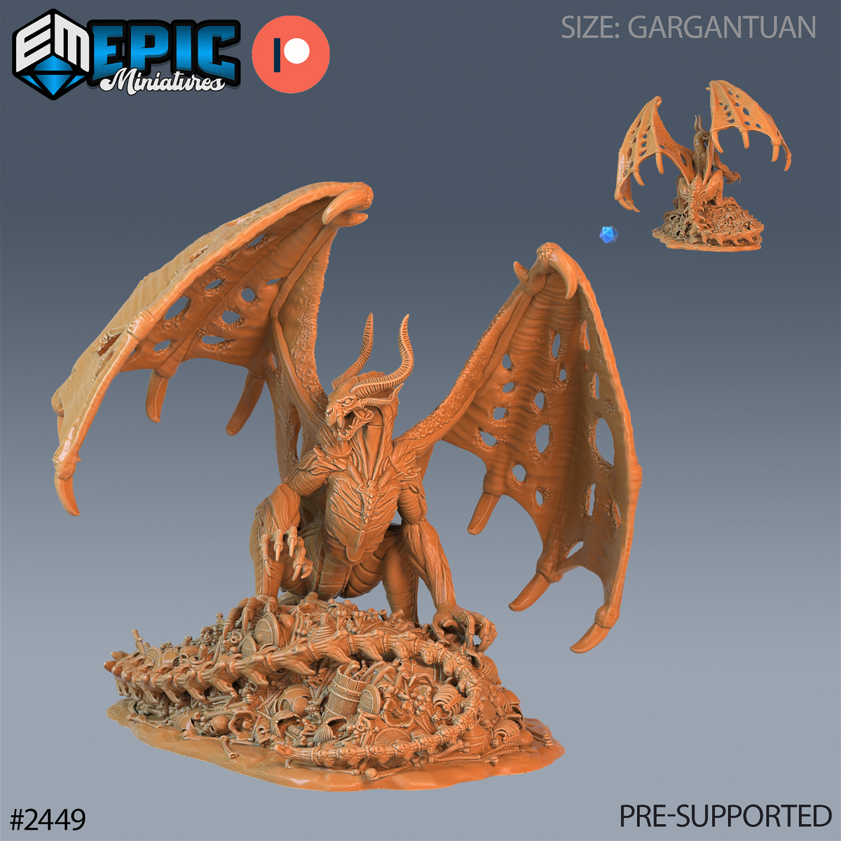 Skull Dragon - The Printable Dragon