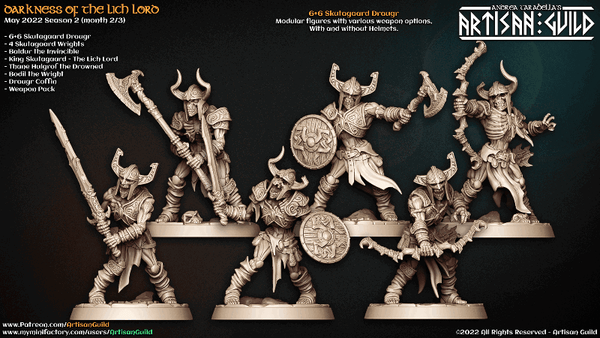 Skutagaard Draugar 3D-printed model