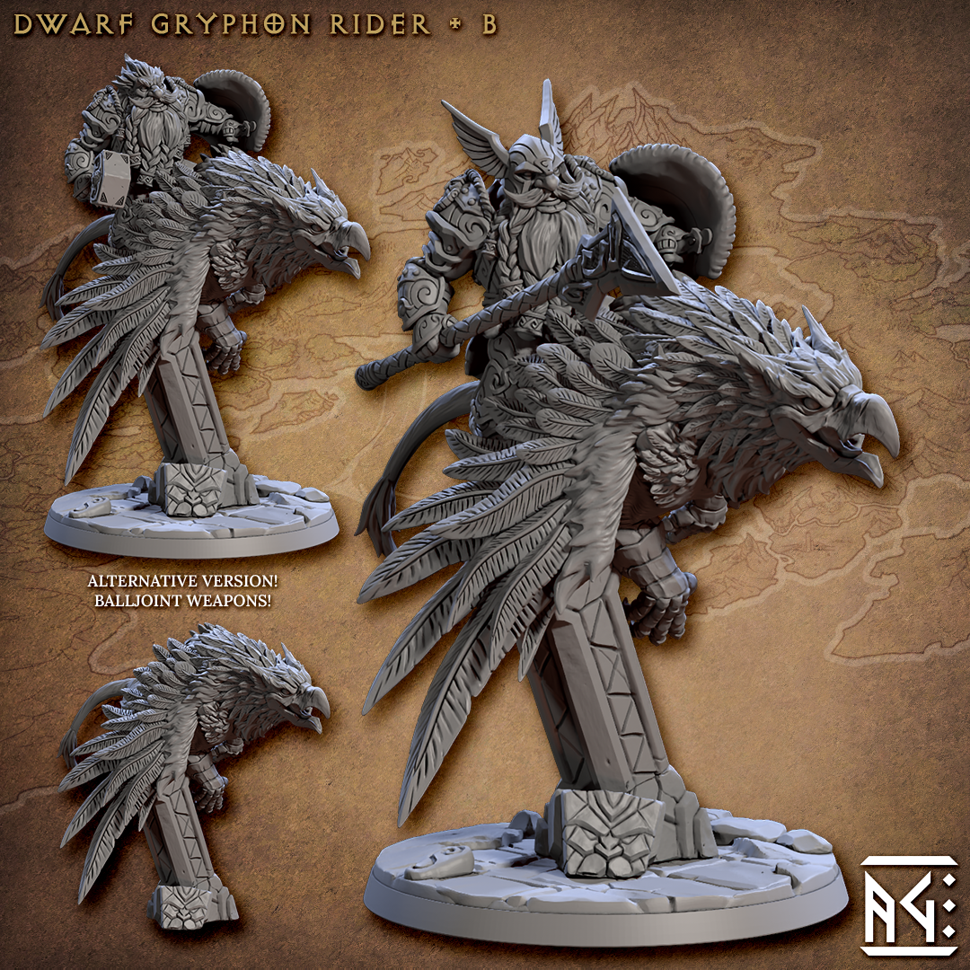 Skutagaard Gryphon Riders - The Printable Dragon
