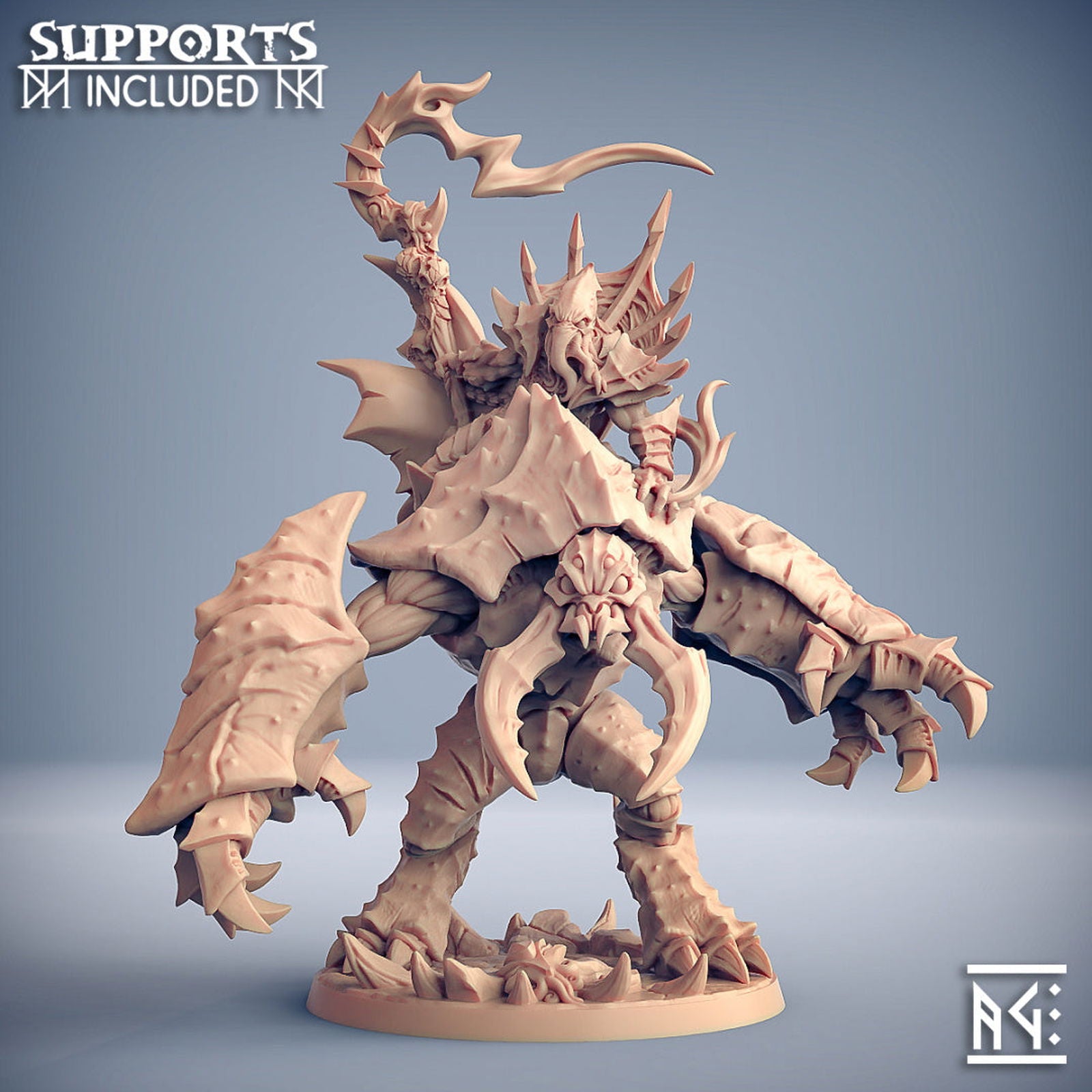 Slathos on Hive Colossus - The Printable Dragon