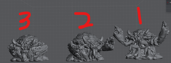 Slime Crab 3D-printed model