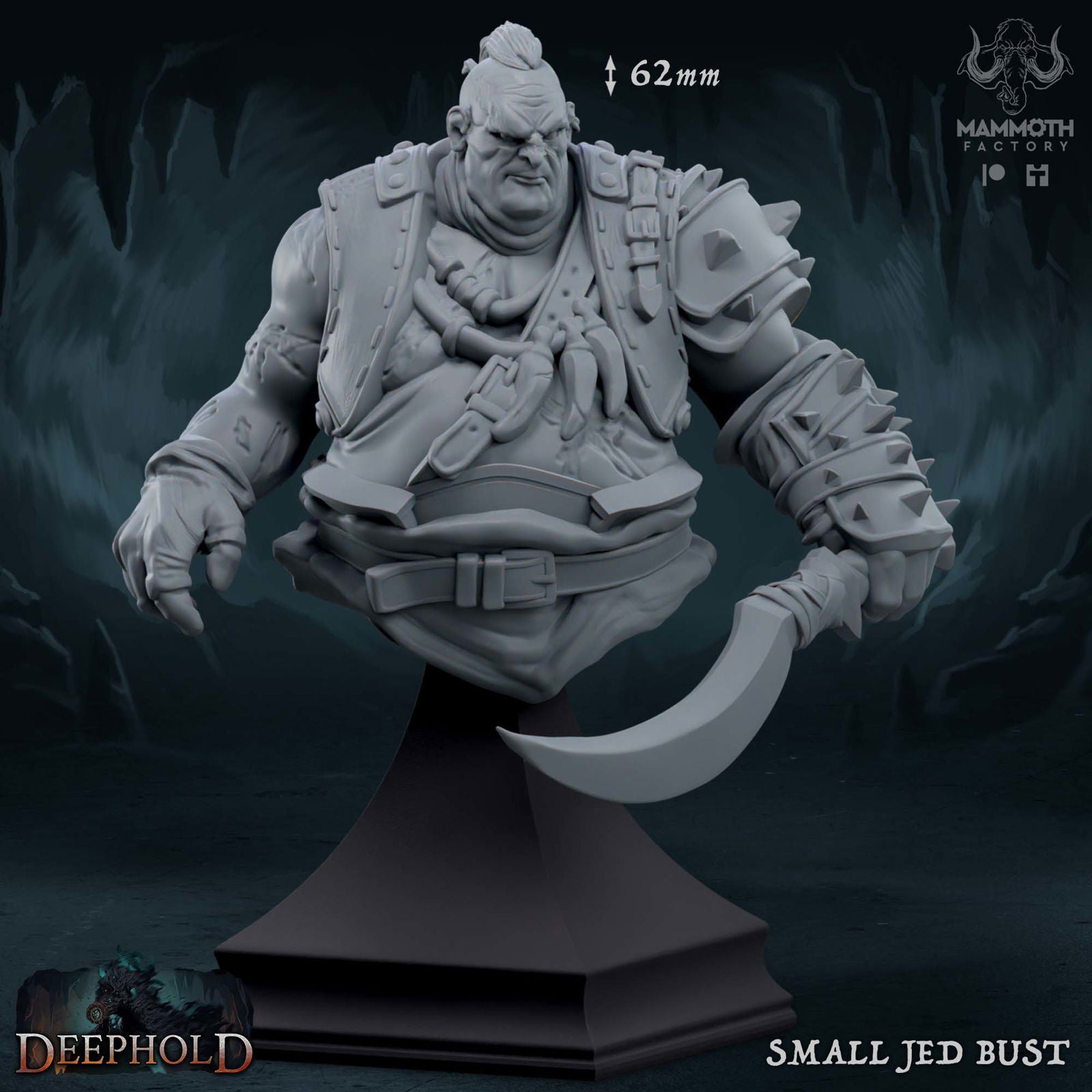 Small Jed Bust - The Printable Dragon