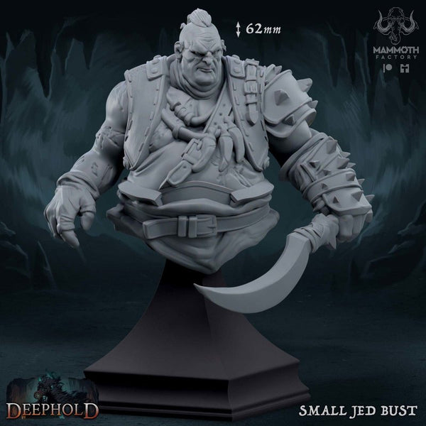 Small Jed Bust 3D-printed model