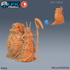 Snail Girl 3D-printed model