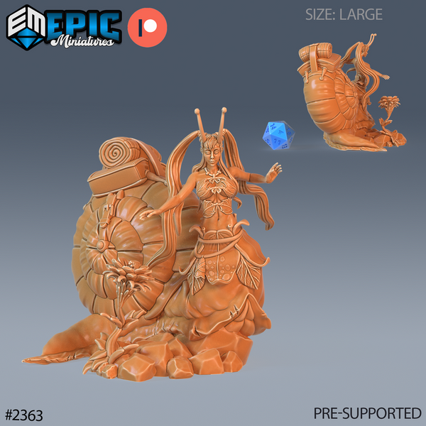 Snail Girl 3D-printed model