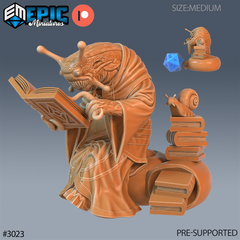 Snail Mage 3D-printed model