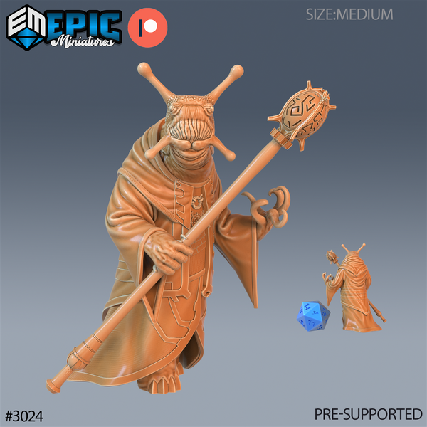 Snail Mage - The Printable Dragon