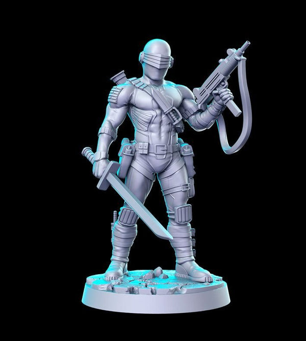 Snake Eyes 3D-printed model