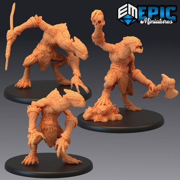 Snake Folk Primitive 3D-printed model