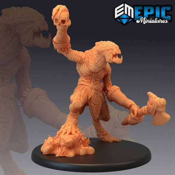 Snake Folk Primitive 3D-printed model