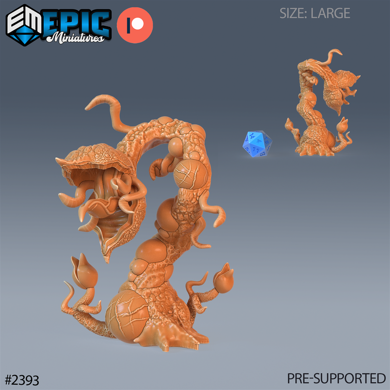 Snapping Plant 3D-printed model