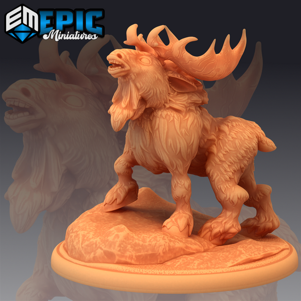 Snow Moose 3D-printed model