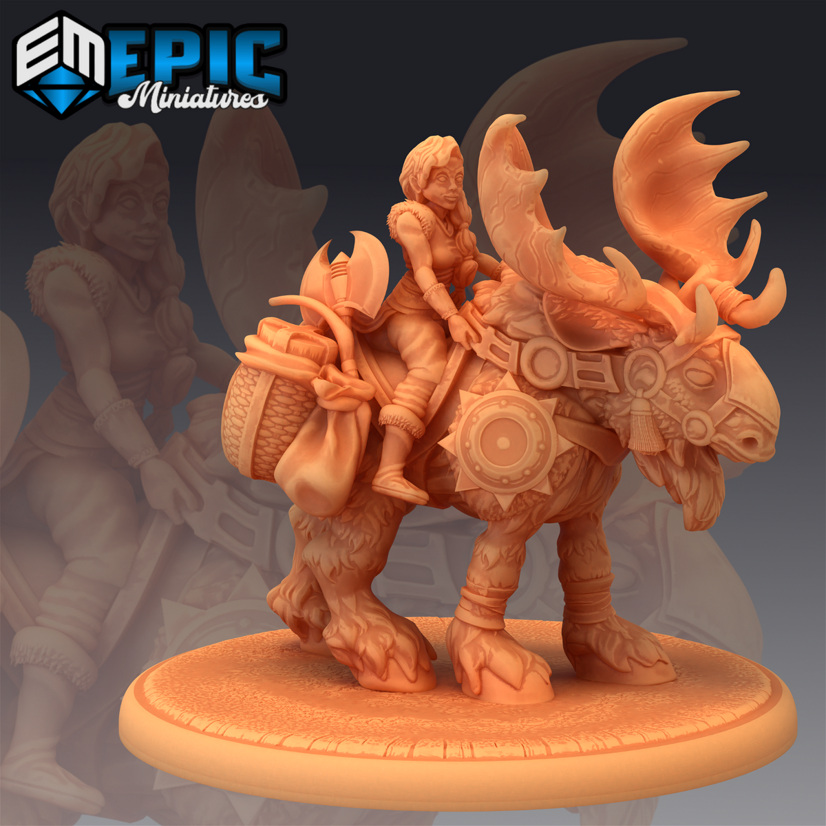 Snow Moose - The Printable Dragon