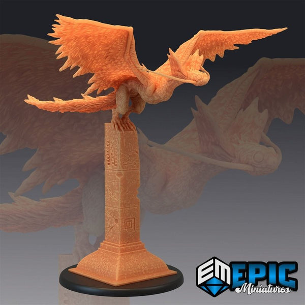 Snow Wyvern 3D-printed model