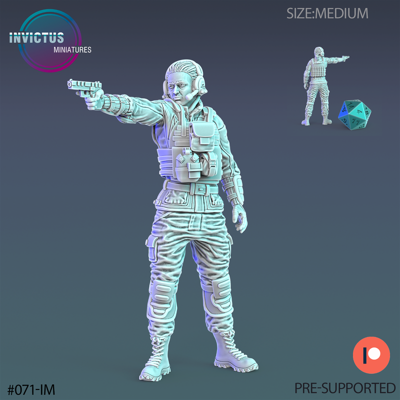 Solider Squad Operator 3D-printed model