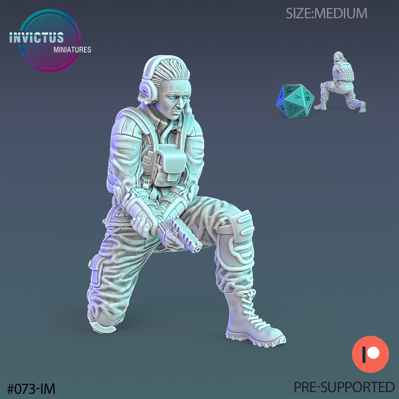 Solider Squad Operator 3D-printed model