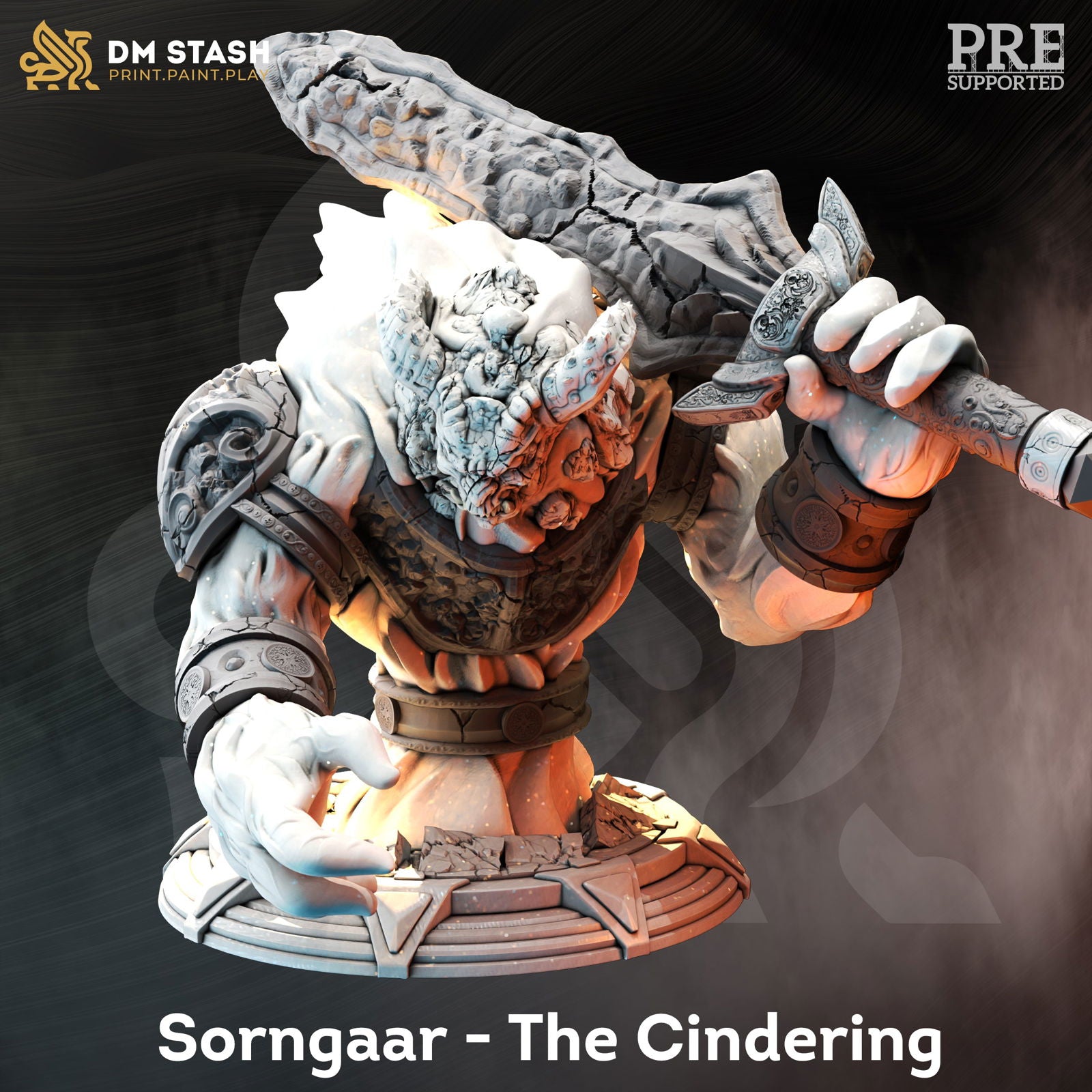 Sorngaar - The Cindering - The Printable Dragon