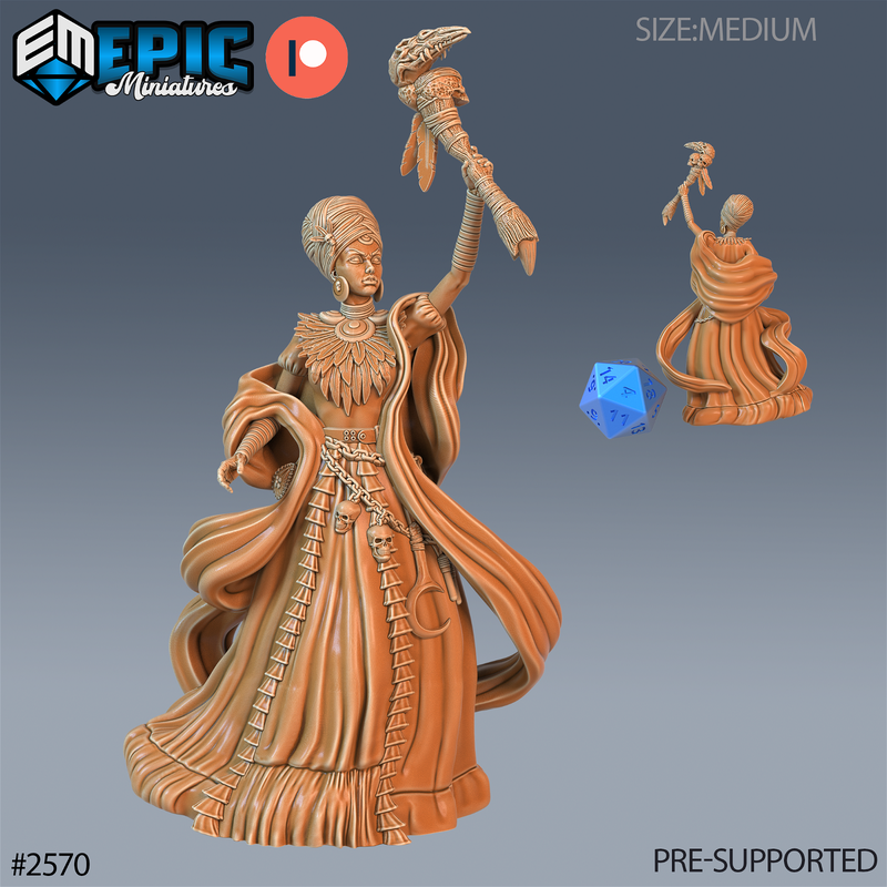 Southern Queen 3D-printed model