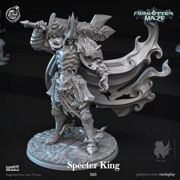 Specter King 3D-printed model