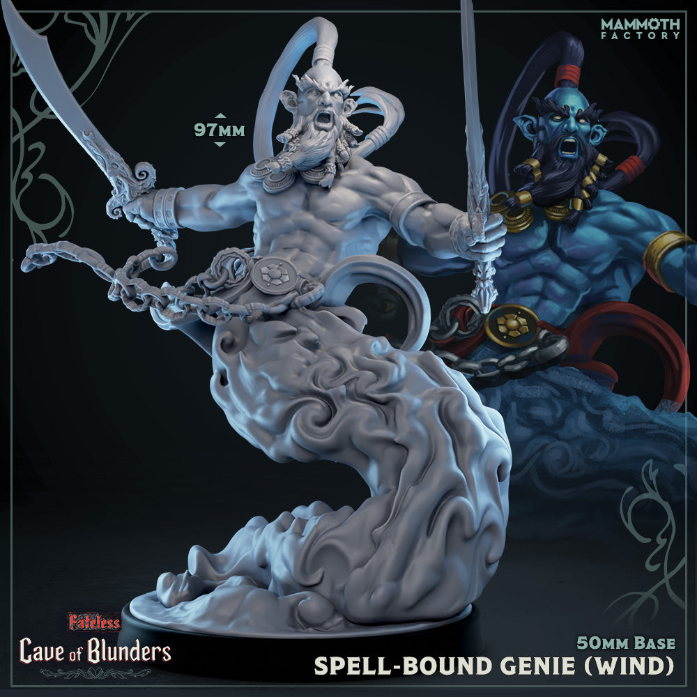 Spell-Bound Genie 3D-printed model