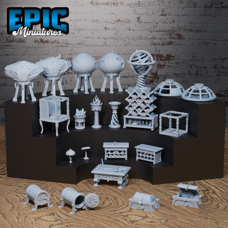 Spelljammer Scatter Decorations 3D-printed model