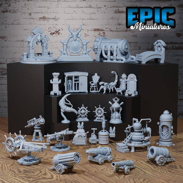 Spelljammer Scatter Equipment 3D-printed model