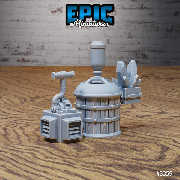 Spelljammer Scatter Equipment - The Printable Dragon