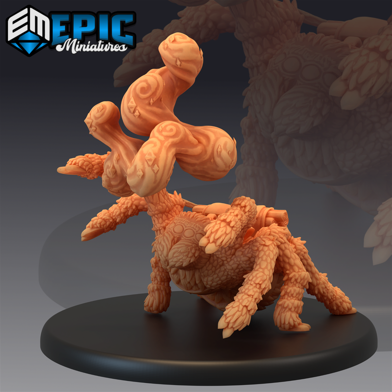 Spider Adventurer Warlock 3D-printed model