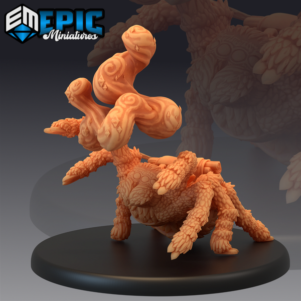 Spider Adventurer Warlock 3D-printed model