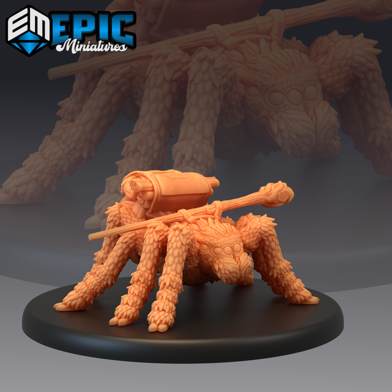 Spider Adventurer Warlock 3D-printed model