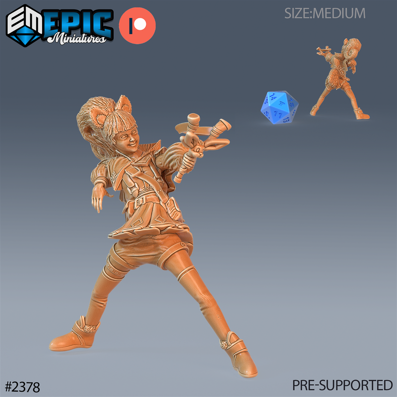 Squirrel Girl 3D-printed model