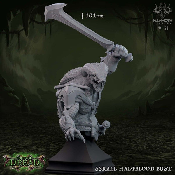Ssrall Halfblood Bust 3D-printed model