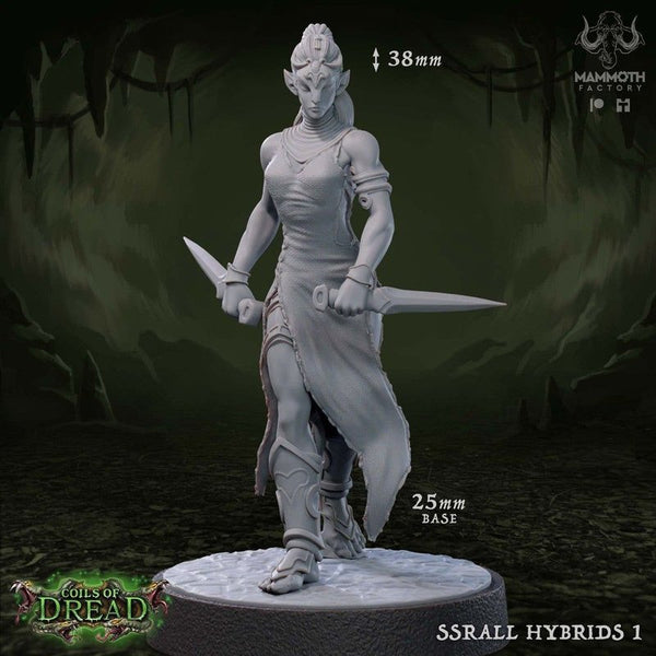 Ssrall Hybrid 3D-printed model