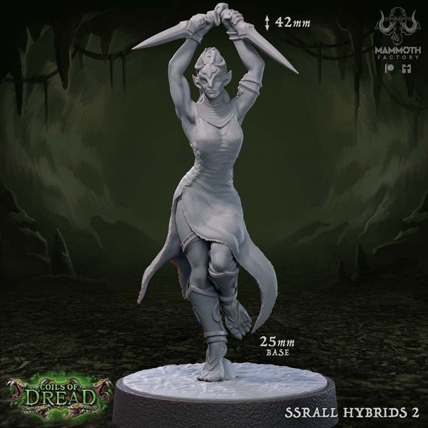 Ssrall Hybrid 3D-printed model
