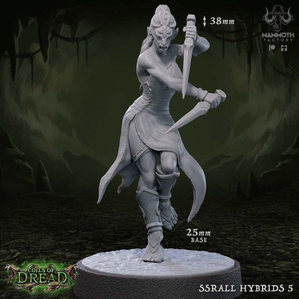 Ssrall Hybrid 3D-printed model