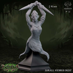 Ssrall Hybrid Bust 3D-printed model