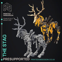 Stag 3D-printed model