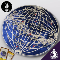 Star Map 3D-printed model