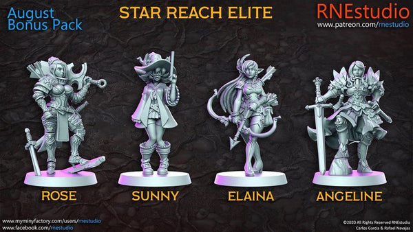 Star Reach Elite 3D-printed model