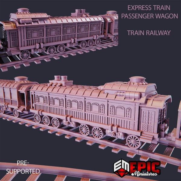 Steam-Tech Express Train 3D-printed model