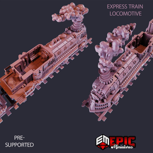 Steam-Tech Express Train - The Printable Dragon