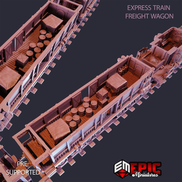 Steam-Tech Express Train 3D-printed model