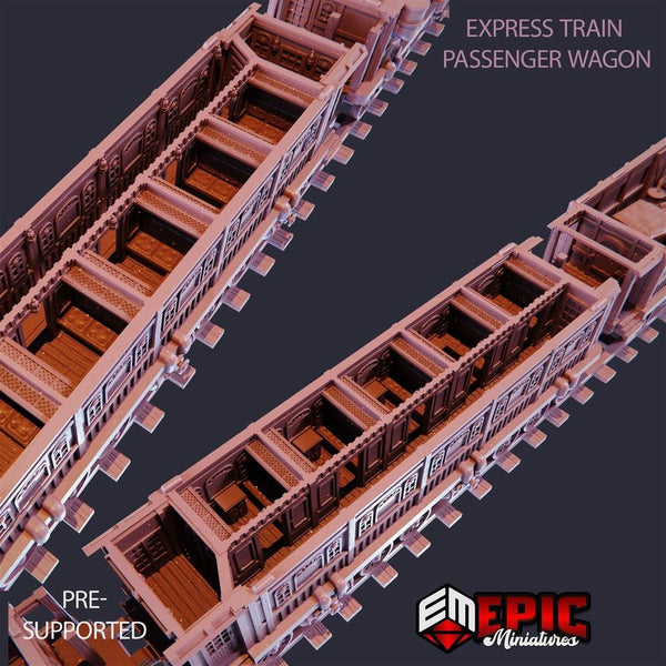 Steam-Tech Express Train 3D-printed model