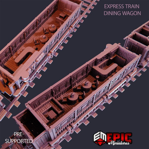 Steam-Tech Express Train 3D-printed model