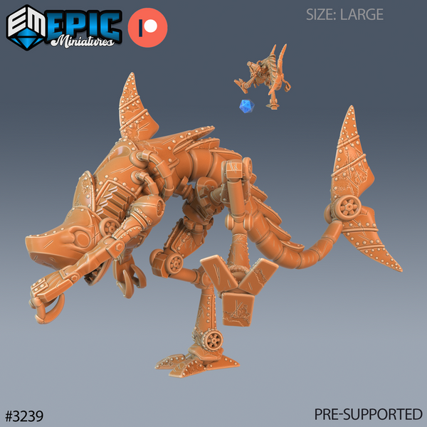 Steam-Tech X1100 Sharknator 3D-printed model
