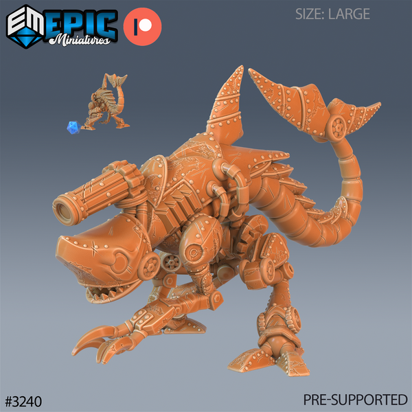 Steam-Tech X1100 Sharknator - The Printable Dragon