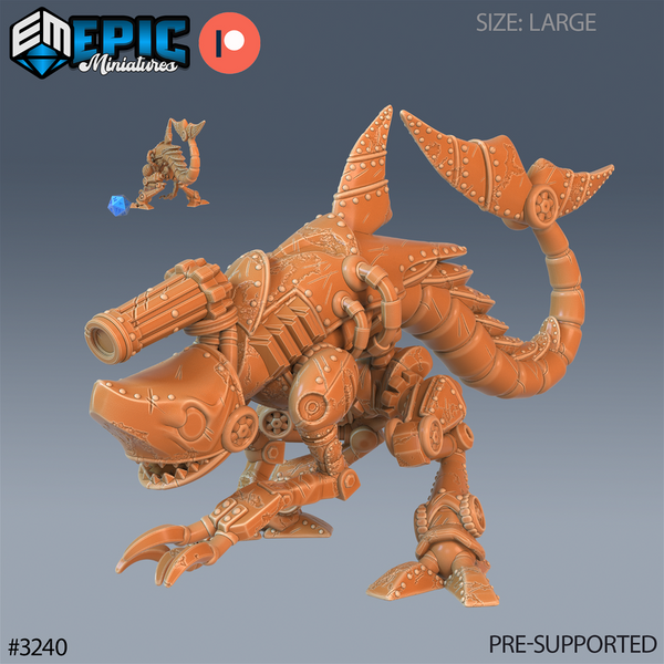Steam-Tech X1100 Sharknator 3D-printed model