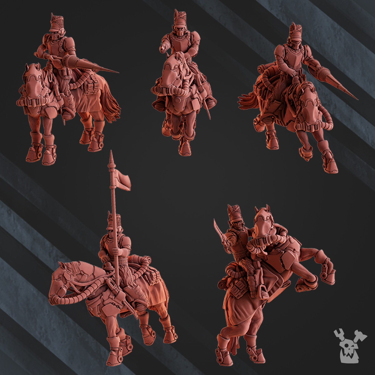 Steamguard Cavalry - The Printable Dragon