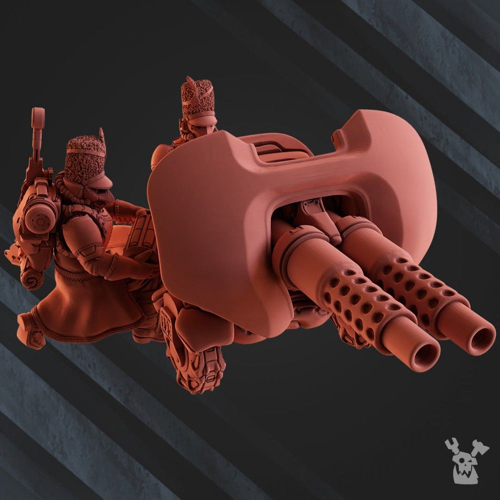 Steamguard Heavy Weapons - The Printable Dragon